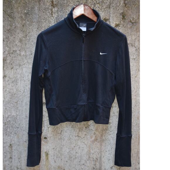 Nike Dri-FIT Black Full Zip Track Jacket Women’s Medium - Picture 1 of 4